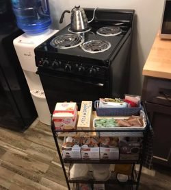 coffee tea cart